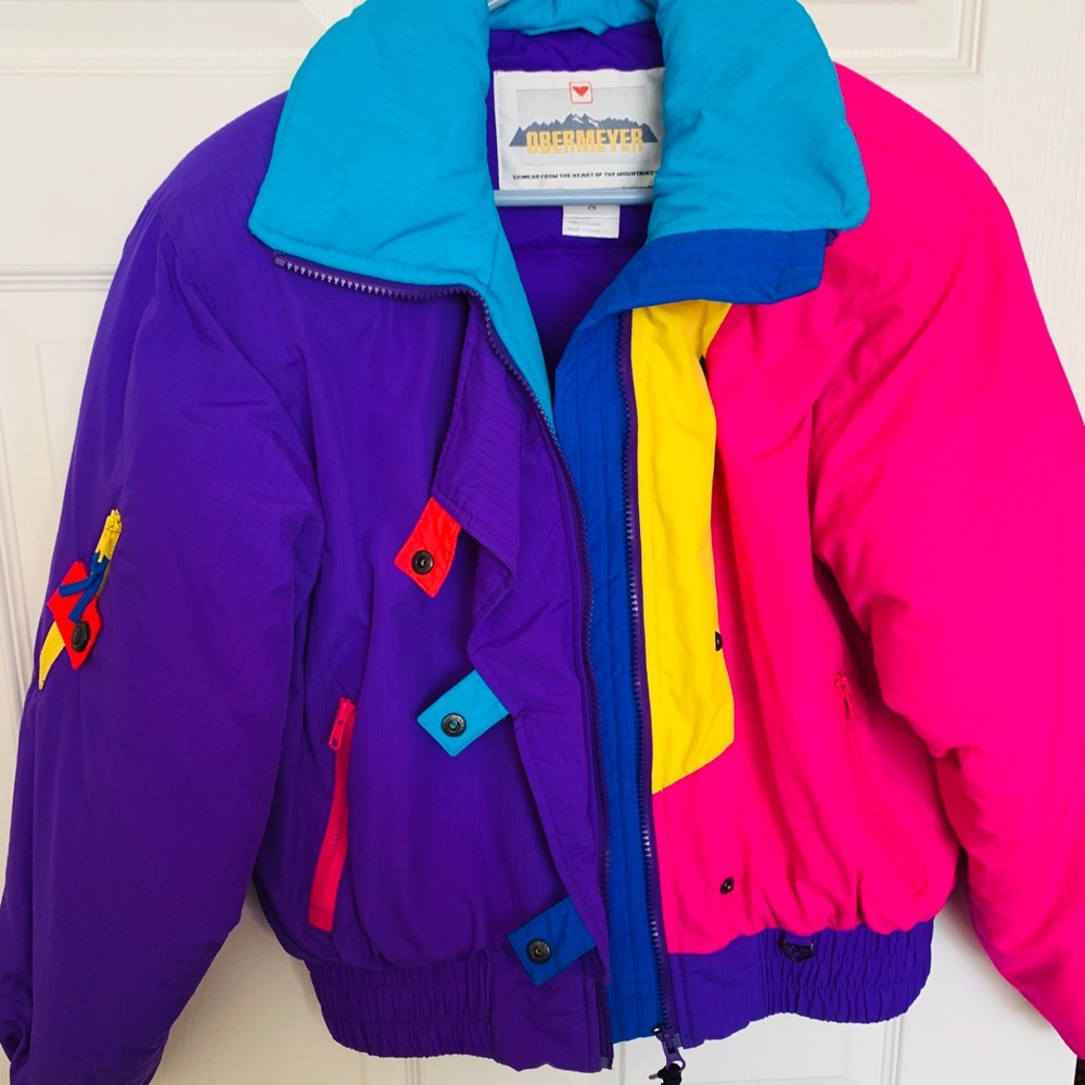 1990s Vintage Obermeyer ski fashion jacket